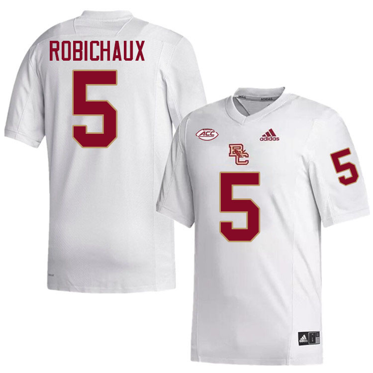 Kye Robichaux Jersey,#5 Kye Robichaux Boston College Eagles Football Jersey,Uniforms-White